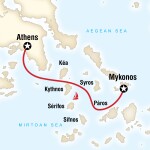 DU Student Travel Sailing Greece - Athens to Mykonos for University of Denver Students in Denver, CO