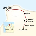 CET-Santa Maria Student Travel Colombia -  Lost City Trekking for CET-Santa Maria Students in Santa Maria, CA