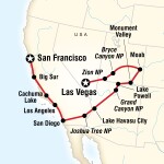Pfeiffer Student Travel Canyon Country & Coasts – Las Vegas to San Francisco for Pfeiffer University Students in Misenheimer, NC