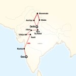 Parker Student Travel Northern India & Rajasthan to Goa by Rail for Parker College of Chiropractic Students in Dallas, TX