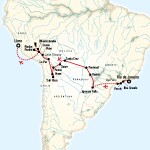 DePauw Student Travel Southern Cross Westbound - Rio to Lima for DePauw University Students in Greencastle, IN