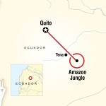 Kirkwood Student Travel Local Living Ecuador—Amazon Jungle for Kirkwood Community College Students in Cedar Rapids, IA