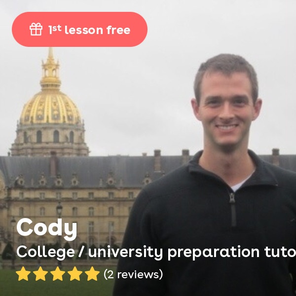 Cody B. Tutors College Students