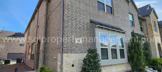 UNT Housing 3 BR Townhome Like New Construction with Water View! for University of North Texas Students in Denton, TX