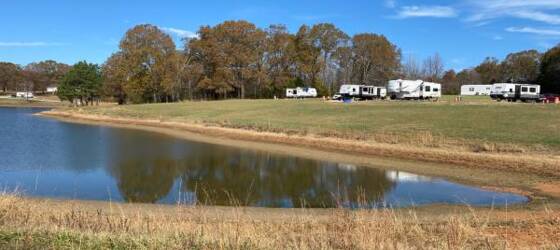 Bethel Housing RV camper lot hookup & or storage at Shekinah Lakes (Huntingdon) for Bethel College Students in McKenzie, TN