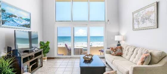 Florida Tech Housing SUNRISE CONDO BEACHFRONT 2BED/2BATH for Florida Institute of Technology Students in Melbourne, FL