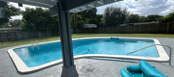Barry Housing TWO ROOMS AVAIL. in 5B/3b pool house (SPRING SEMESTER) for Barry University Students in Miami Shores, FL